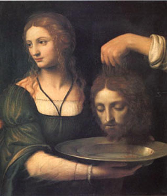 Bernadino Luini Salome Receiving the Head of John the Baptist (mk05) Sweden oil painting art